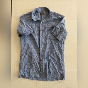 Van Heusen Baby Blue Striped Button Up